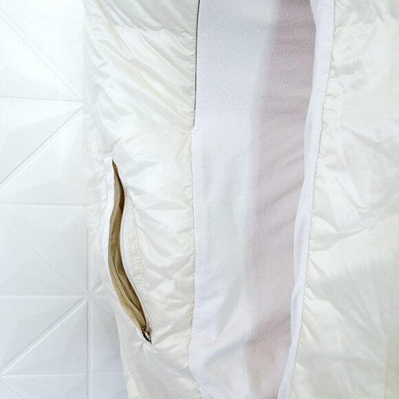 Lululemon Women's White Polar Cream What The Fluff Pullover Puffer Jacket Sz 6 - Picture 6 of 8